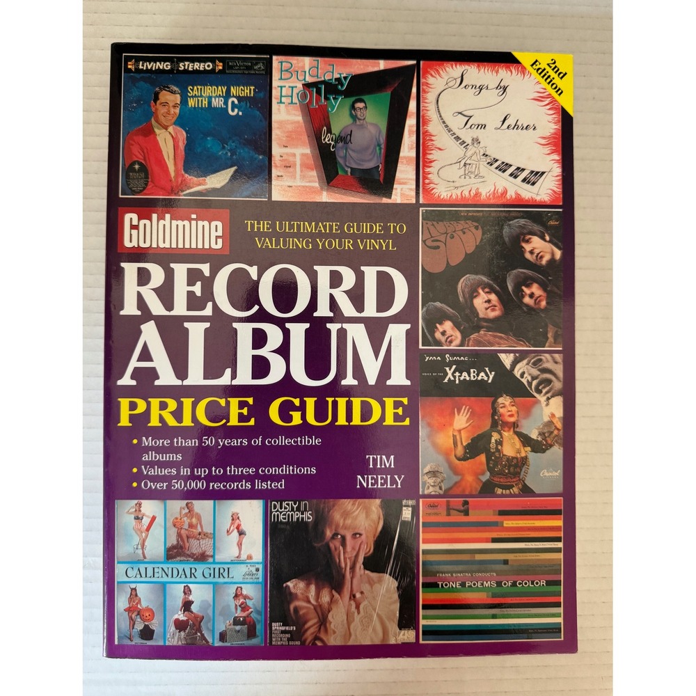 Goldmine Record Album Price Guide Book Excellent 2nd Edition LP